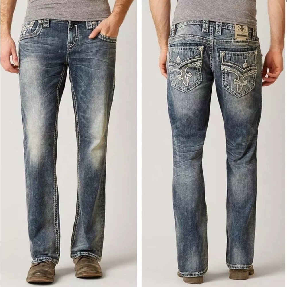 Rock Revival Penn Boot Jeans Men’s Size 34